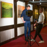 Fotoshooting | Künstler Nico Hänisch | Ausstellung Hotel Vier Jahreszeiten