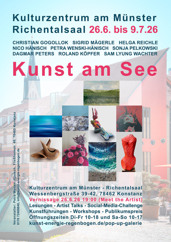 Plakat Kunst am See 2026 im Kulturzentrum am Münster in Konstanz